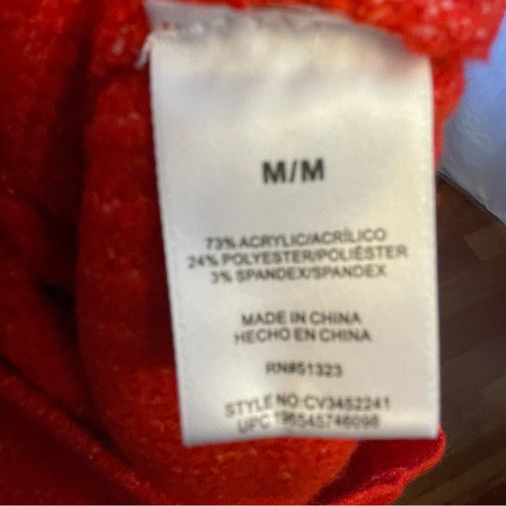 Vince Camuto Bold Orange Zip-Up Sweater - Picture 7 of 9